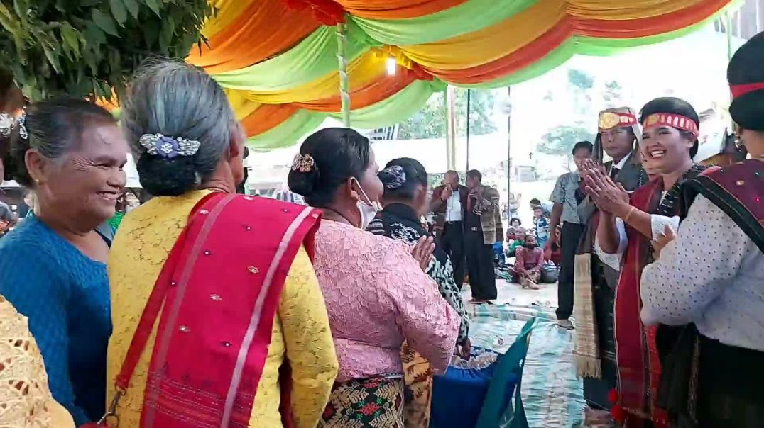Even giving  envelopes in Batak Custom, North Sumatera, Indonesia