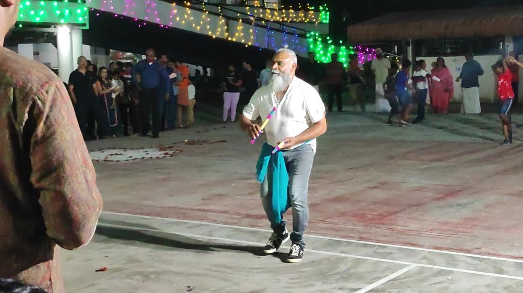 ⁣Diwali celebration 2022 Dandiya at Kochi apartment